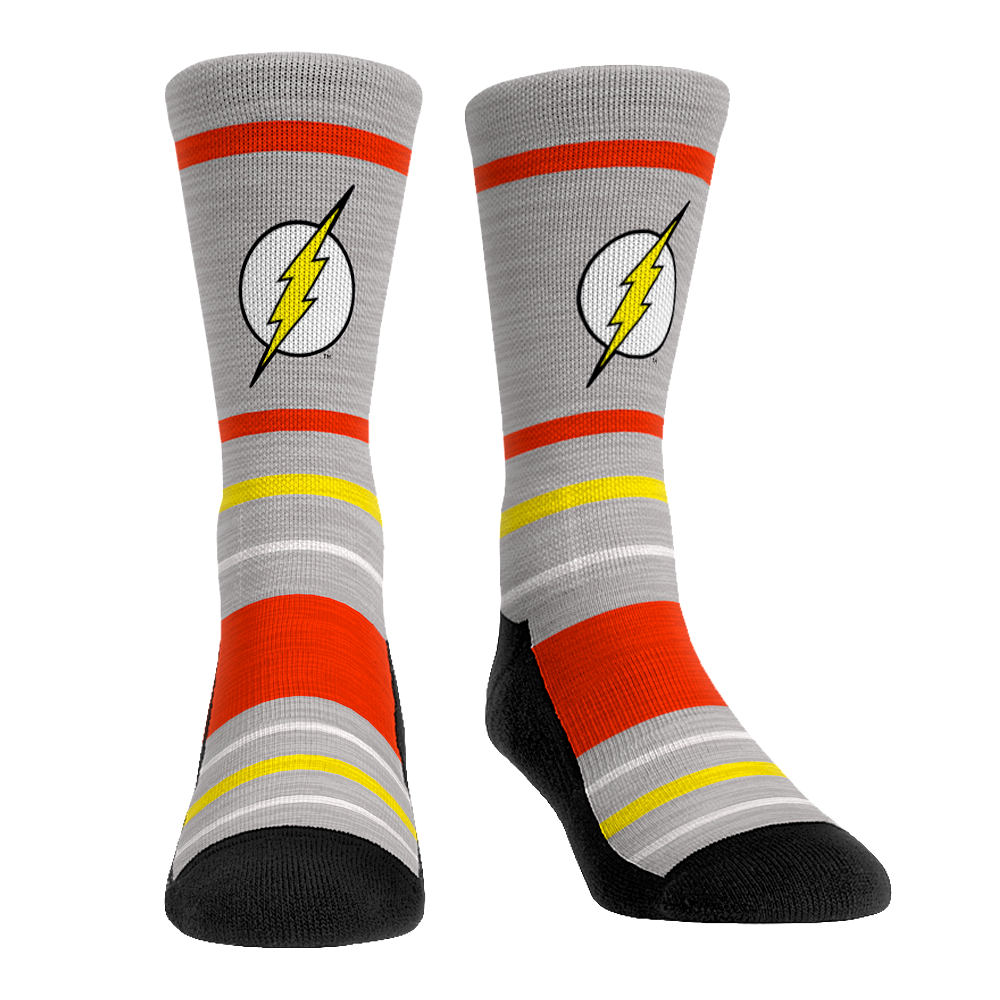 DC Comics The Flash - Classic Stripes Crew Socks