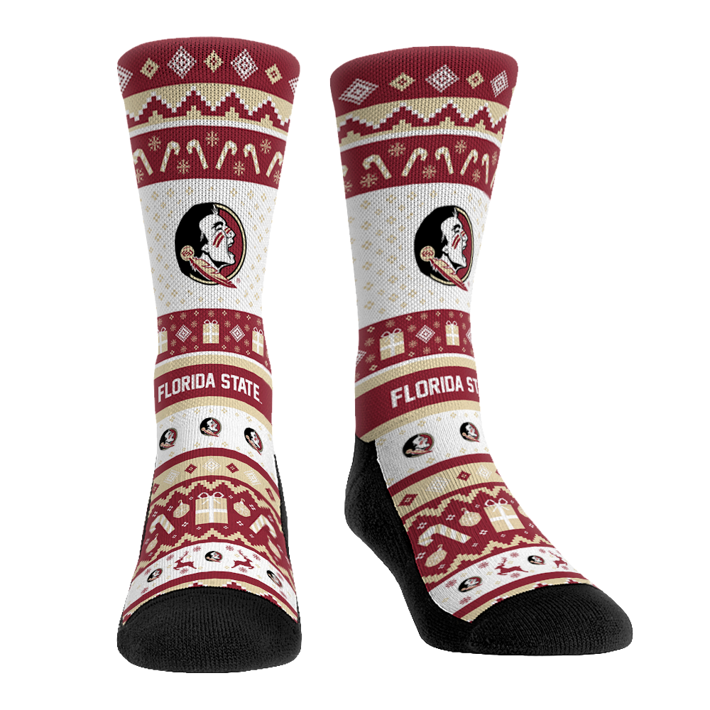 Florida State Seminoles - Tacky Sweater Crew Socks
