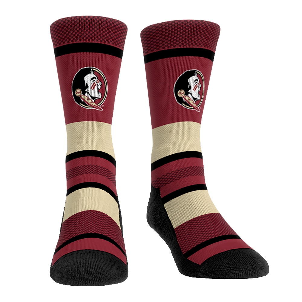 Florida State Seminoles - Tech Stripe Crew Socks