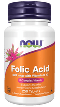 Folic Acid 800 mcg with Vitamin B - 12 Tablets