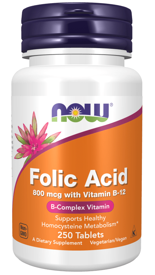 Folic Acid 800 mcg with Vitamin B - 12 Tablets