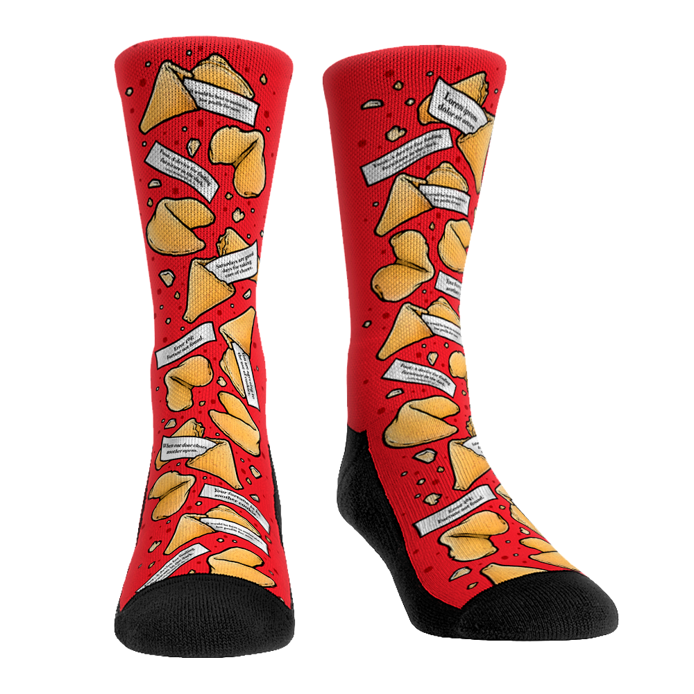 Fortune Cookie - All-Over Crew Socks