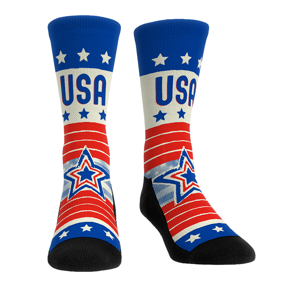 USA Retro Crew Socks