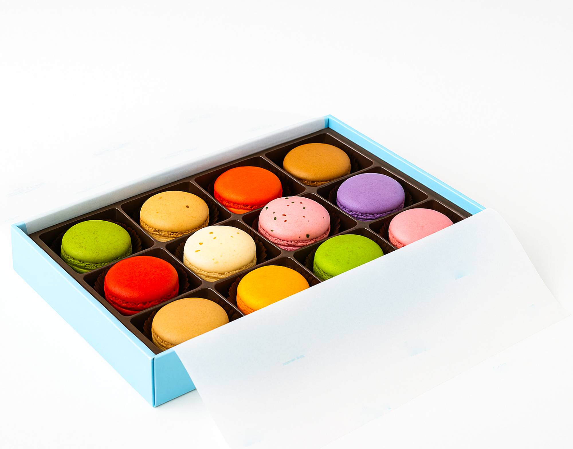 Andy Anand French Macarons, 48 - Piece Gift Box – Made Fresh Daily, Decadent Assorted Flavors, Gluten - Free – Birthday & Holiday Gift Box