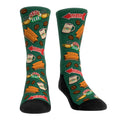 Friends - Central Perk All-Over (Green) Crew Socks