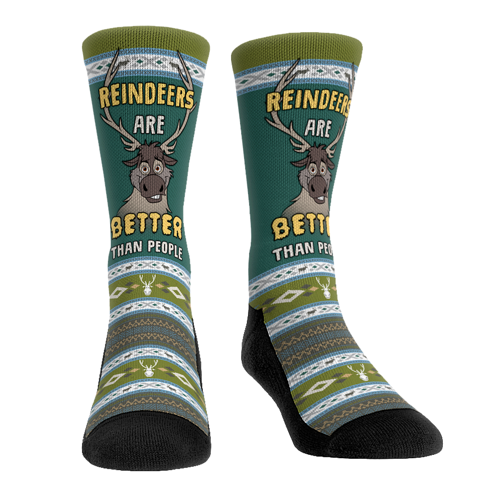 Frozen - Reindeers Are Better Than People Crew Socks