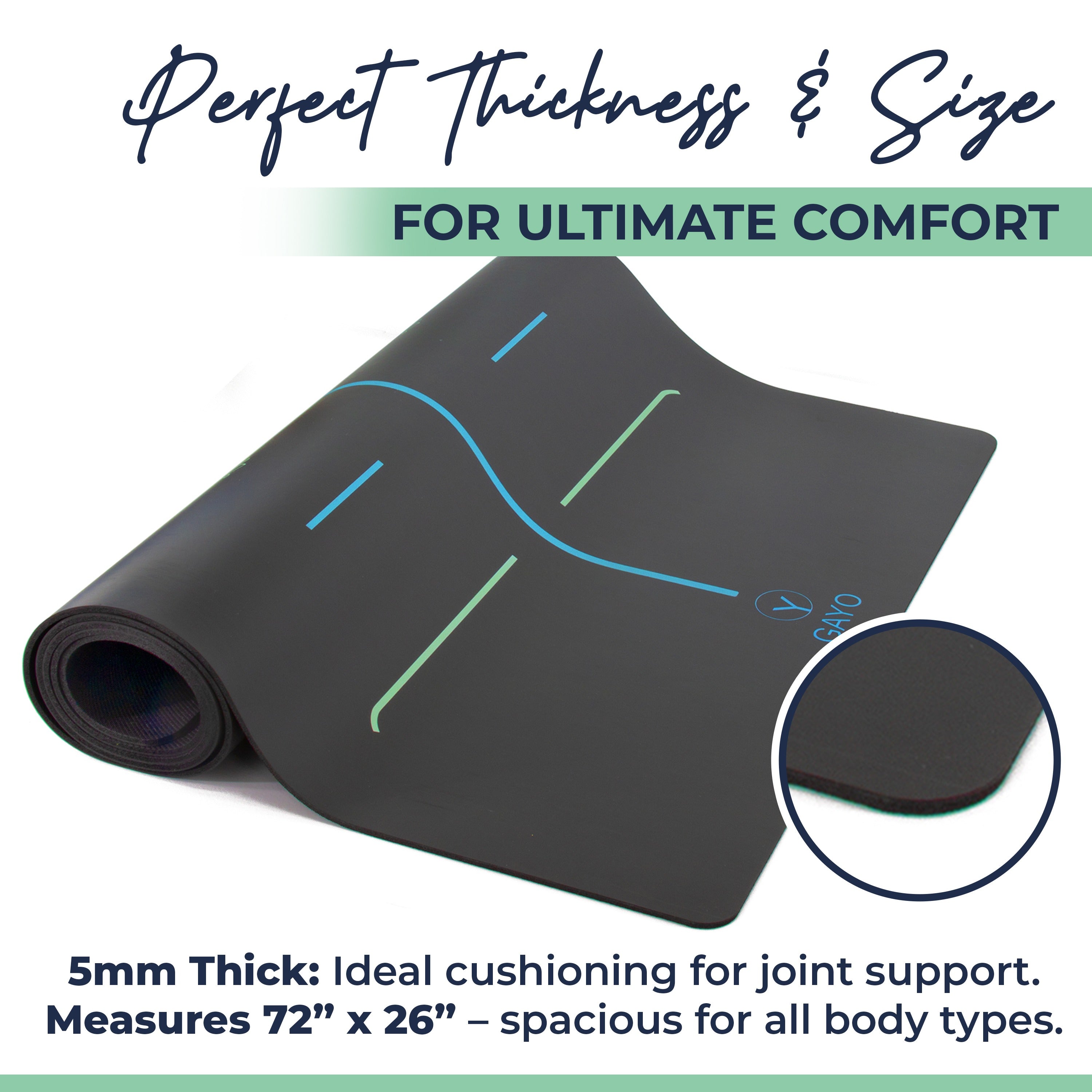 Eco Balance Yoga Mat - 5mm