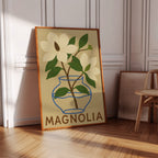 WONDERWALL ‘L’Atelier Fun Collection’ Elegant Magnolia Art Print for Home Decor