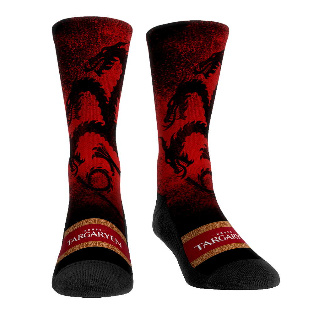 Game of Thrones - House Targaryen Crew Socks