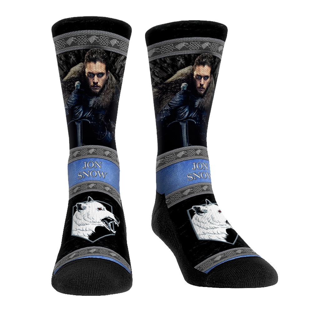 Game of Thrones - Jon Snow - Hero Pose Crew Socks