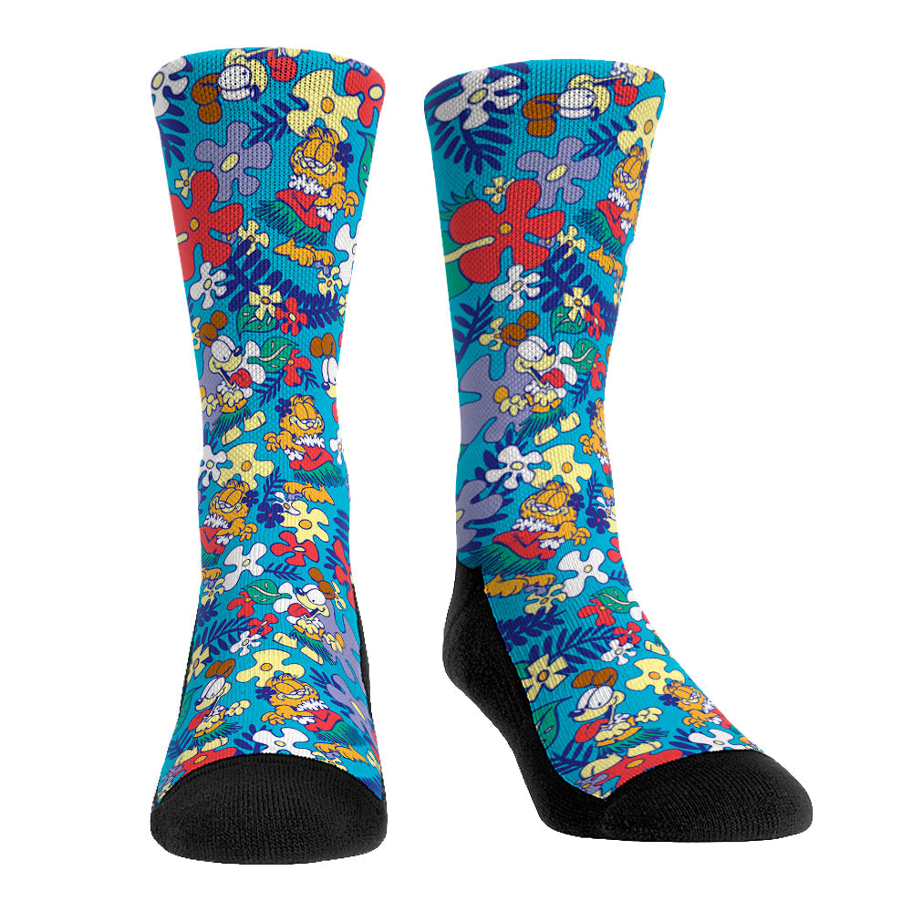 Garfield - Luau Crew Socks