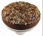 Andy Anand Caramel Pecan Cake, 9 - Inch, 2.8 lb – Hand - Baked, Toasted Pecans, Caramel Drizzle, No Preservatives, Birthday & Holiday Gift