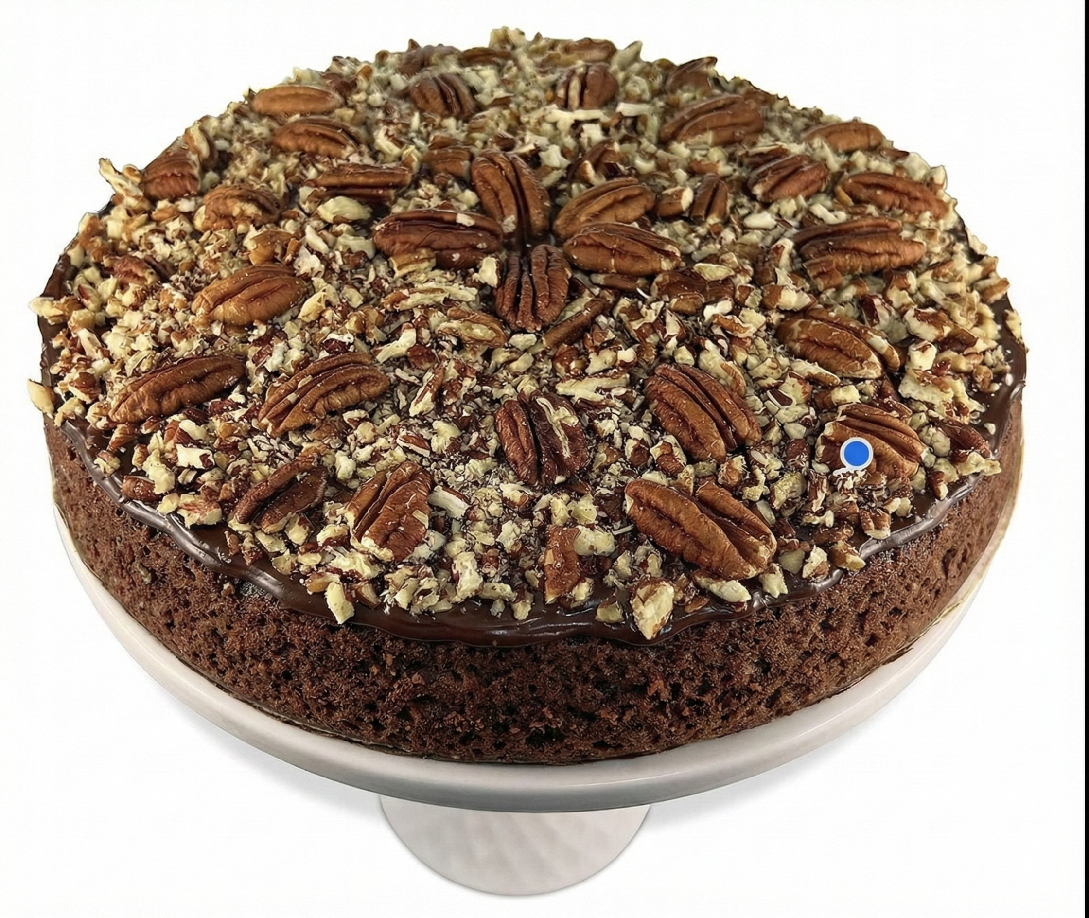 Andy Anand Caramel Pecan Cake, 9 - Inch, 2.8 lb – Hand - Baked, Toasted Pecans, Caramel Drizzle, No Preservatives, Birthday & Holiday Gift