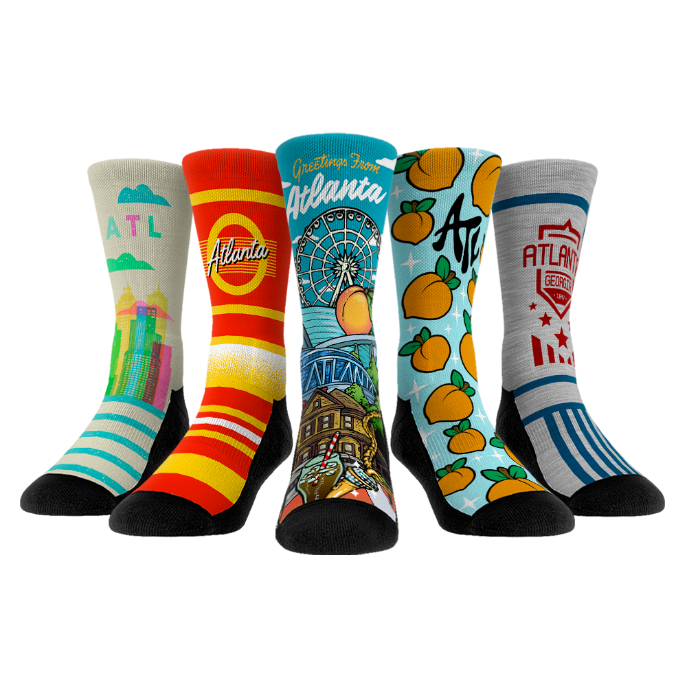Atlanta Crew Socks 5-Pack