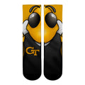 Georgia Tech Yellow Jackets - Buzz Mascot Crew Socks