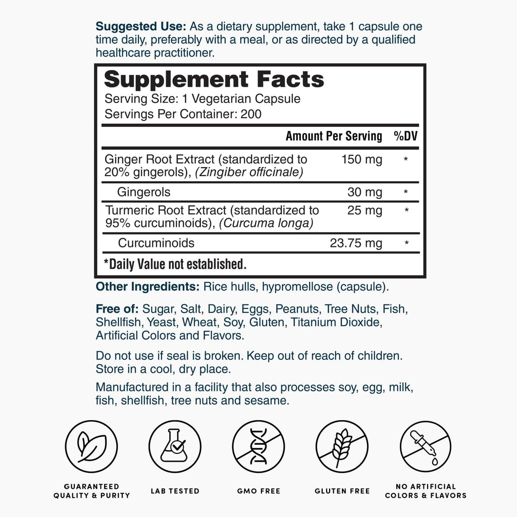 Ginger Supreme - 200 Capsules