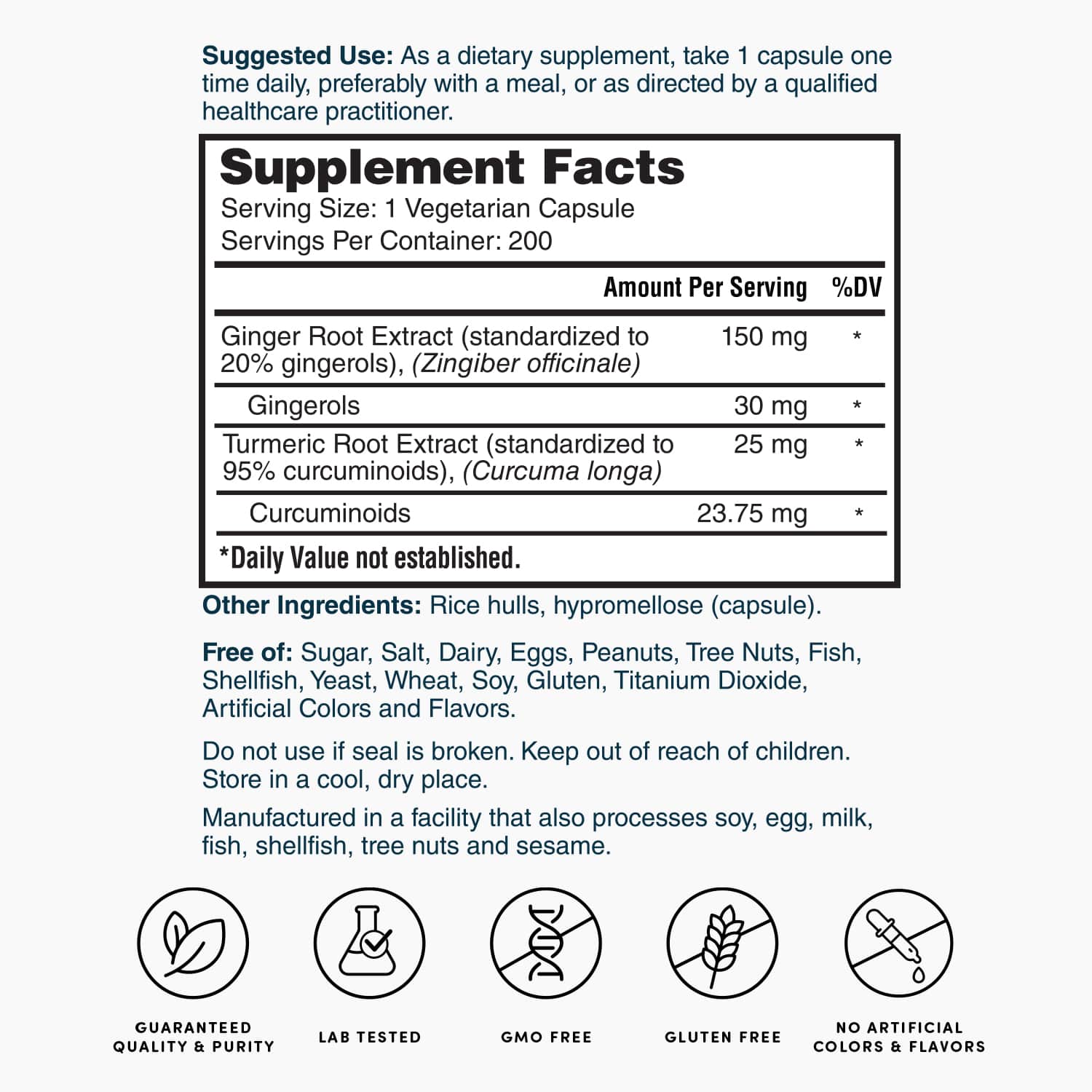 Ginger Supreme - 200 Capsules