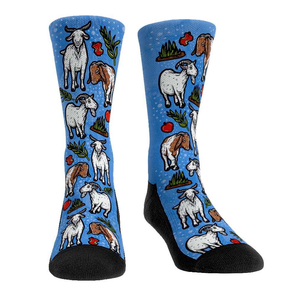 Goats All-Over Crew Socks