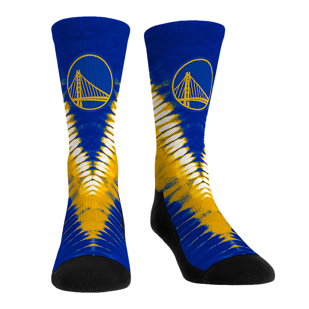 Golden State Warriors - V Shape Tie Dye Crew Socks