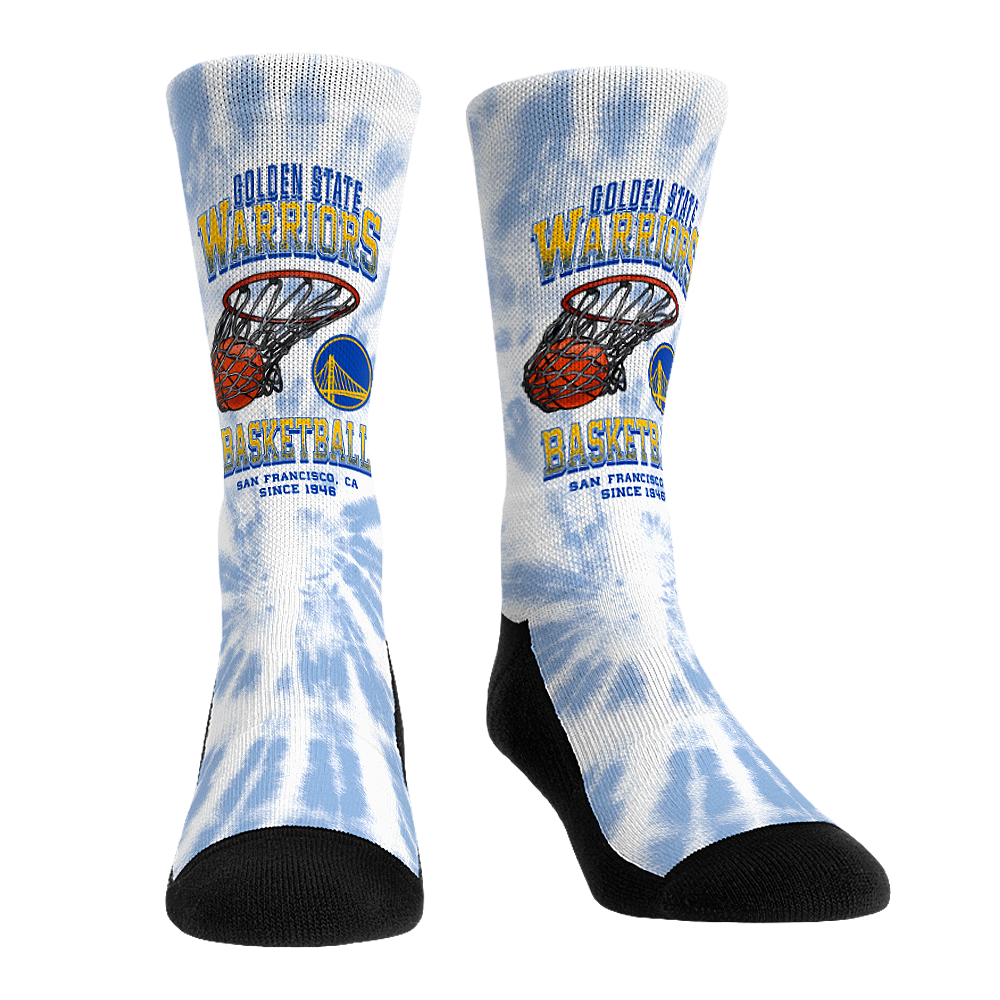Golden State Warriors - Vintage Hoop Crew Socks