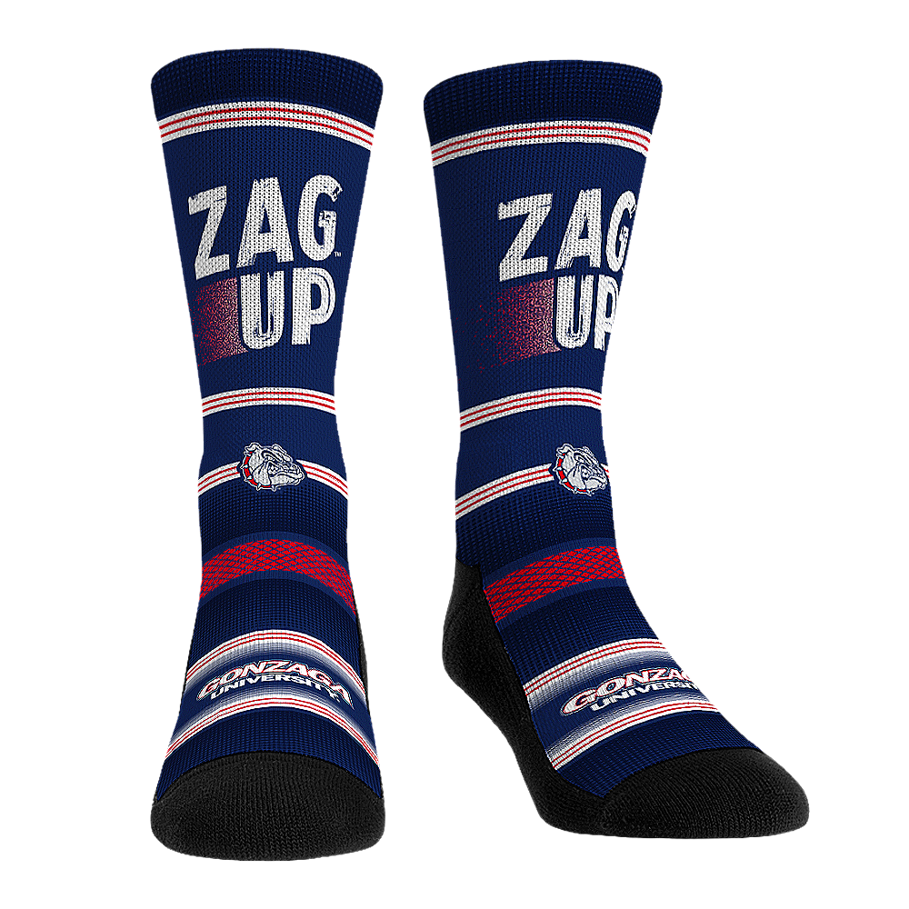 Gonzaga Bulldogs - Zag Up Crew Socks