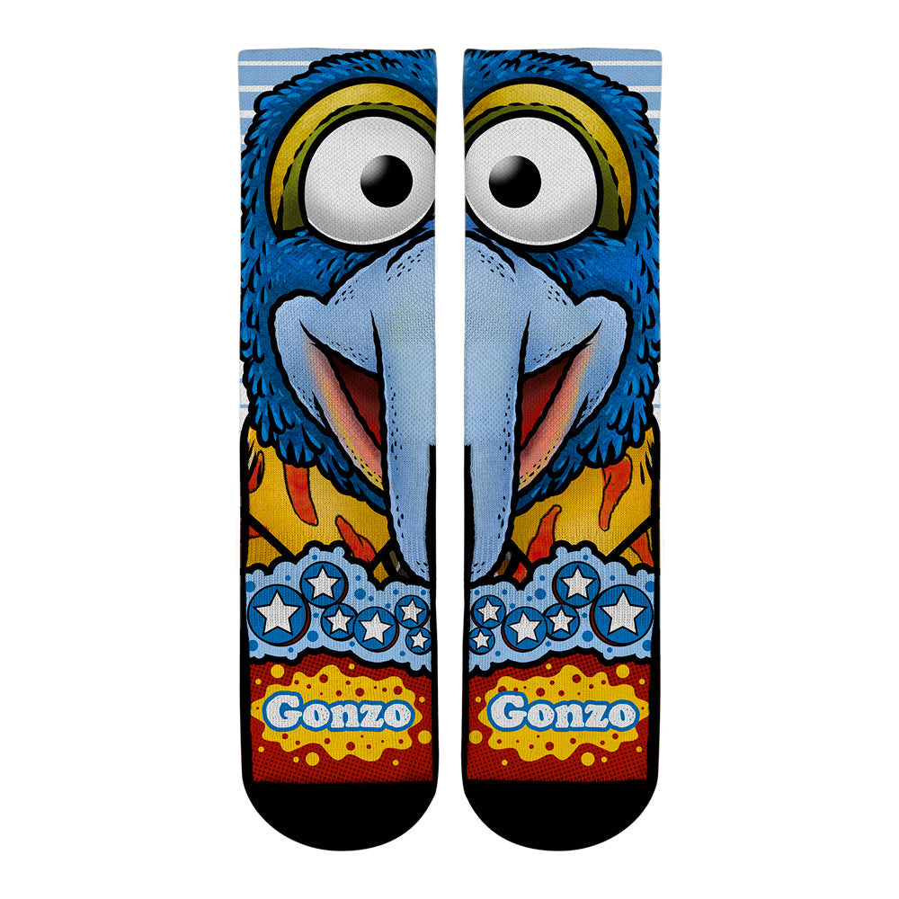 The Muppets Gonzo - Split Face Crew Socks