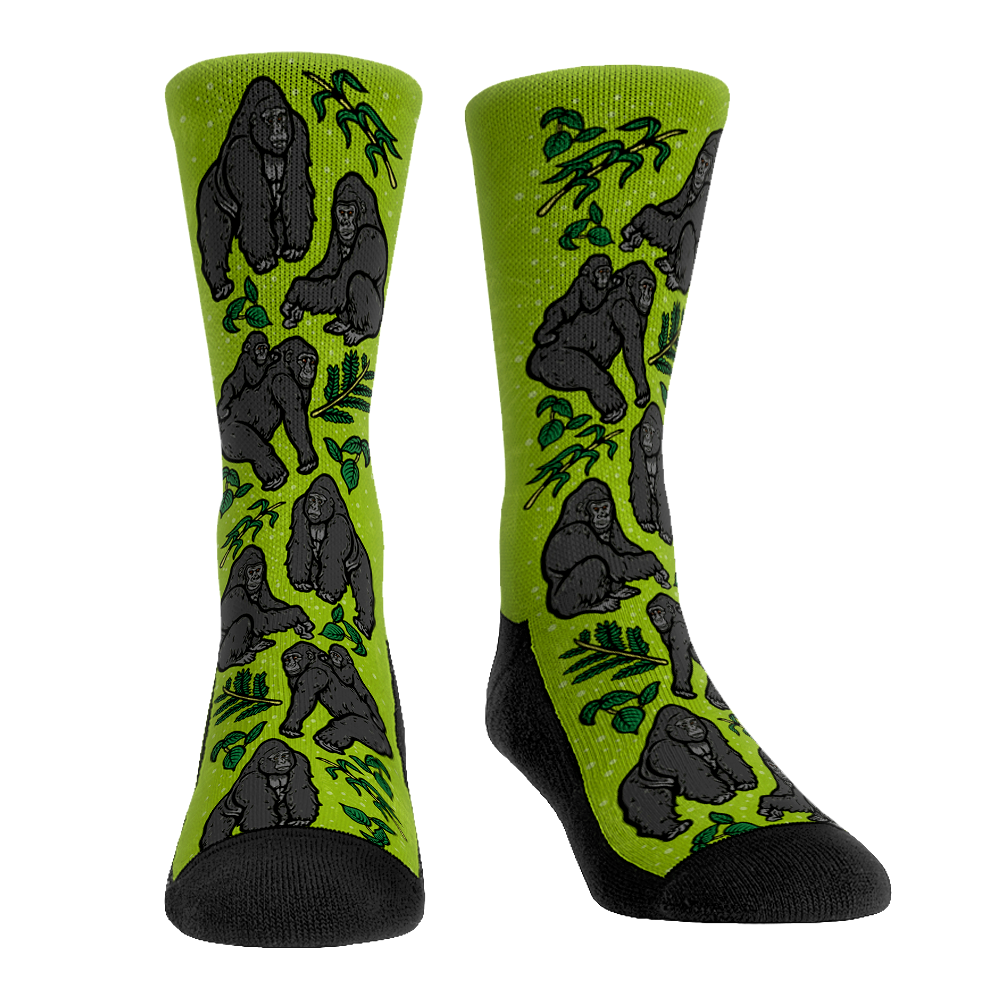 Gorillas All-Over Crew Socks