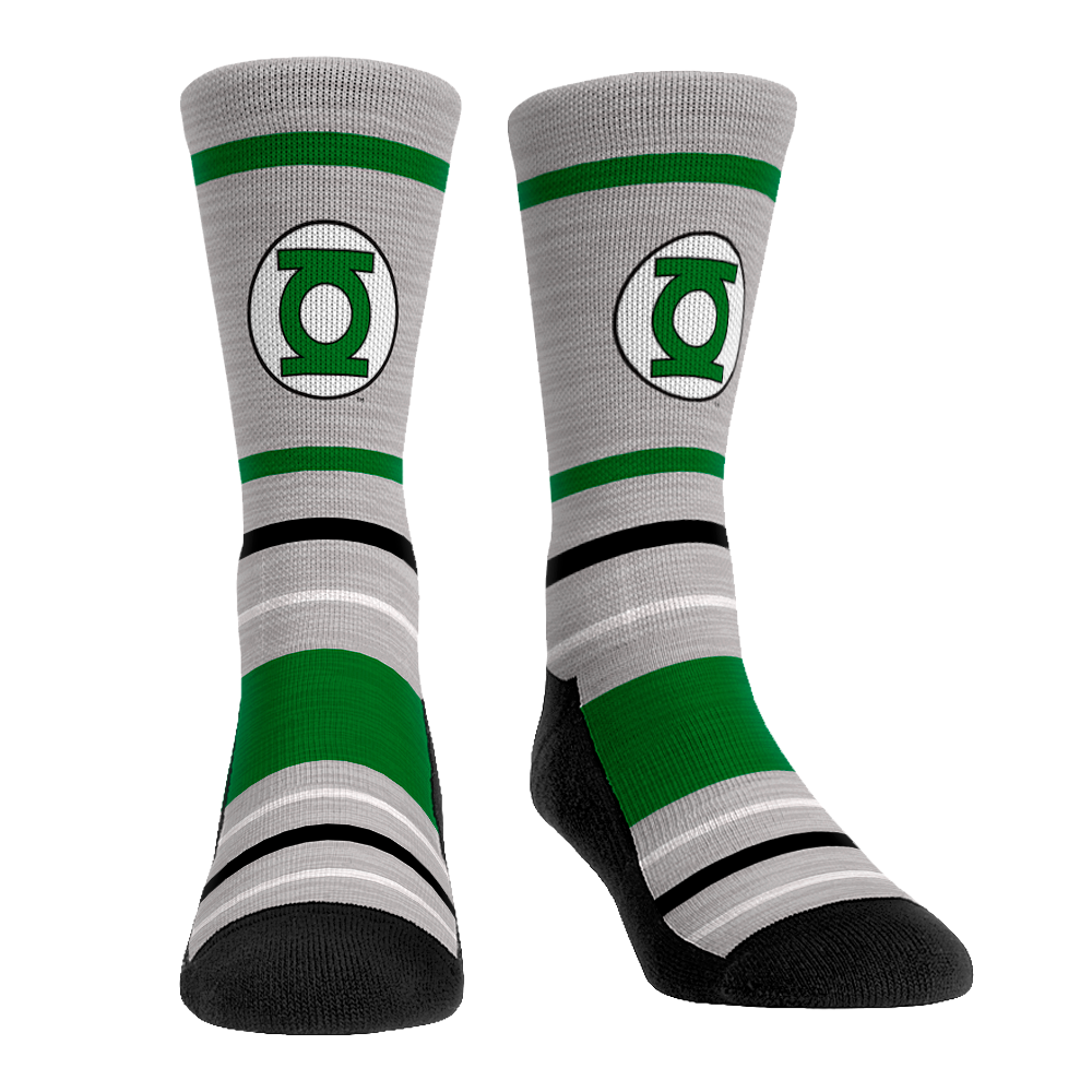 DC Comics Green Lantern - Classic Stripes Crew Socks