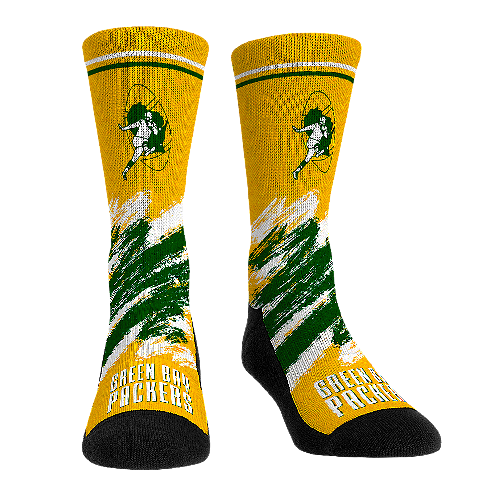 Green Bay Packers - Throwback Paint Crew Socks