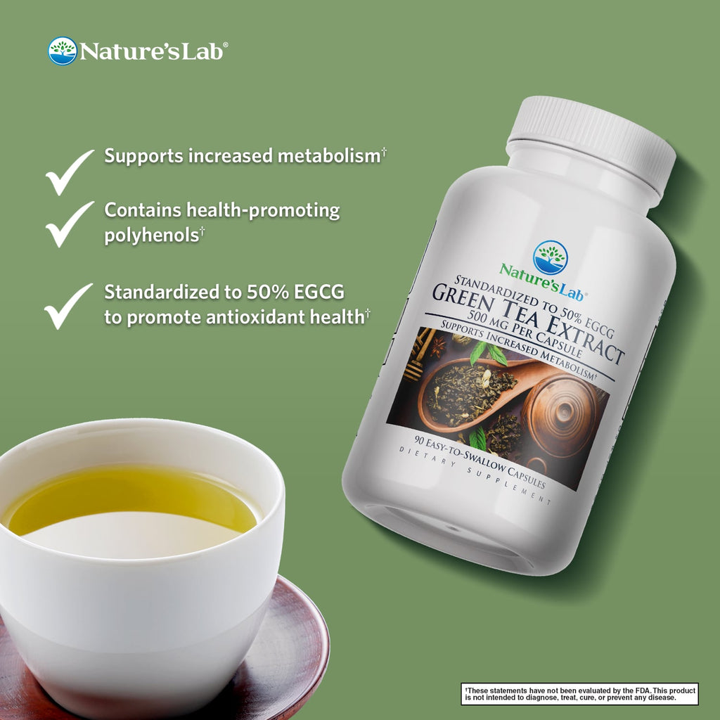 Green Tea Extract 500 mg - 90 Capsules