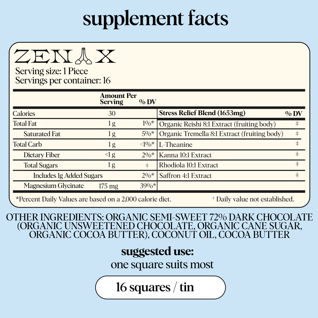 Zen-X Functional Mushroom Chocolates