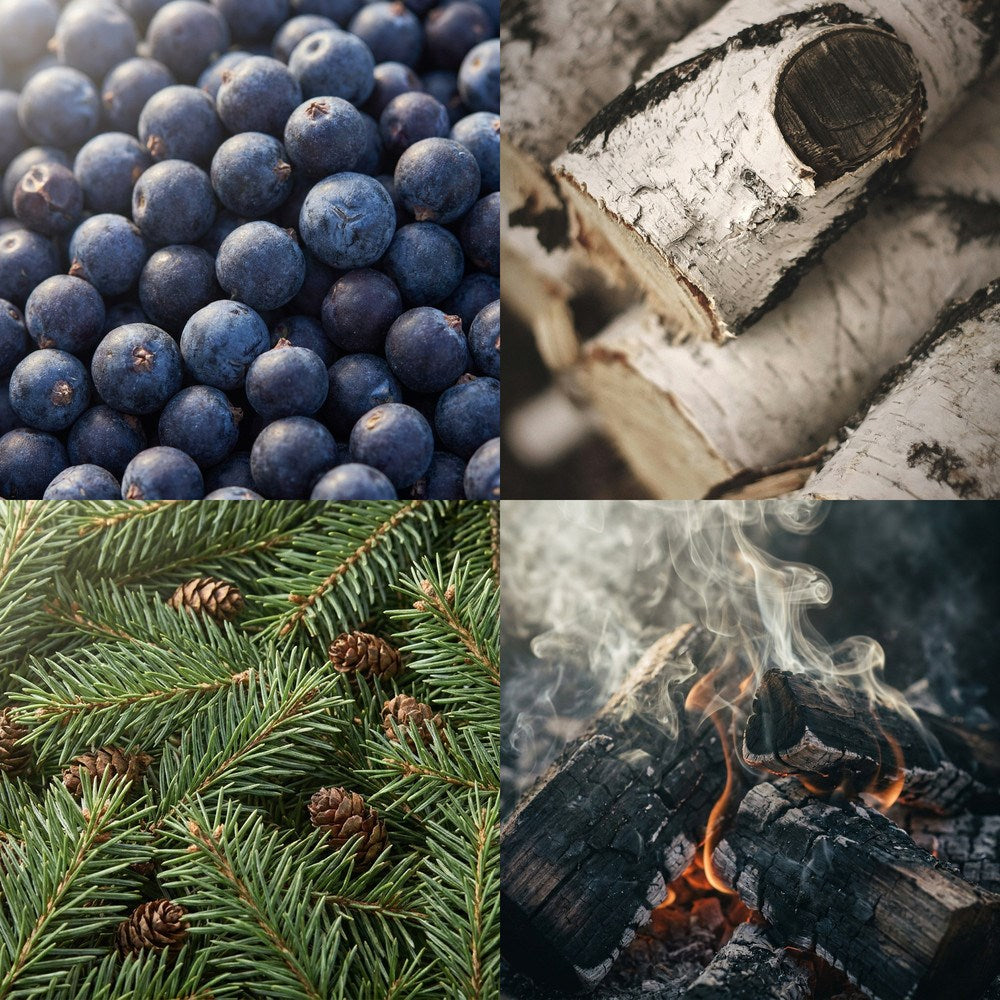 Juniper Birch Mini Tin Candle | DENTED TIN: see details below