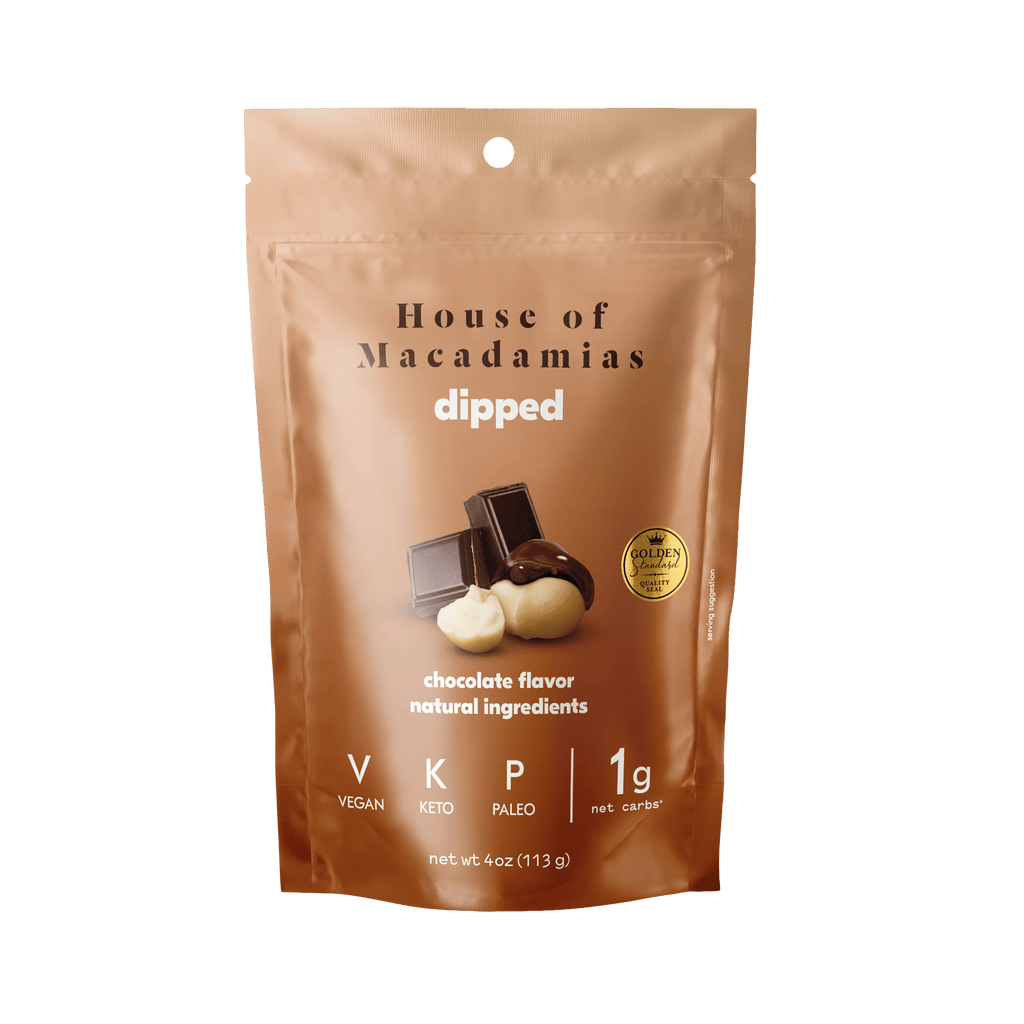 Chocolate Dipped Macadamia Nuts (4 oz x 6 Bags)