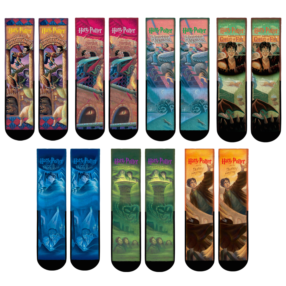 Harry Potter - Book Series 7-Pack Crew Socks