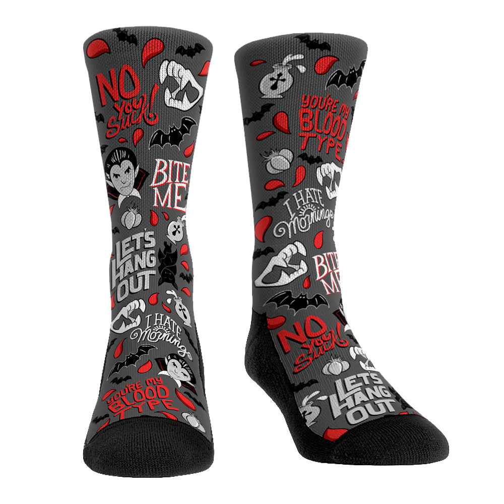 Vampire All-Over Crew Socks