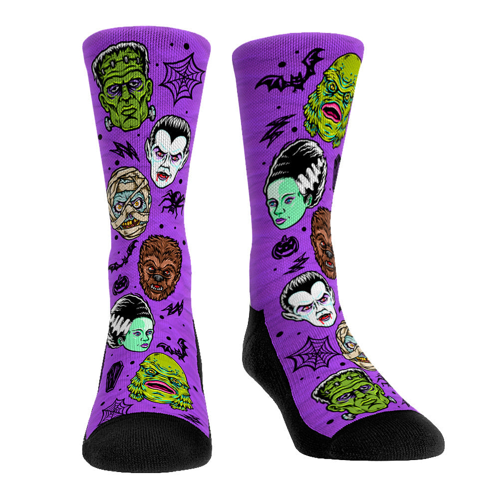 Monsters All-Over Crew Socks