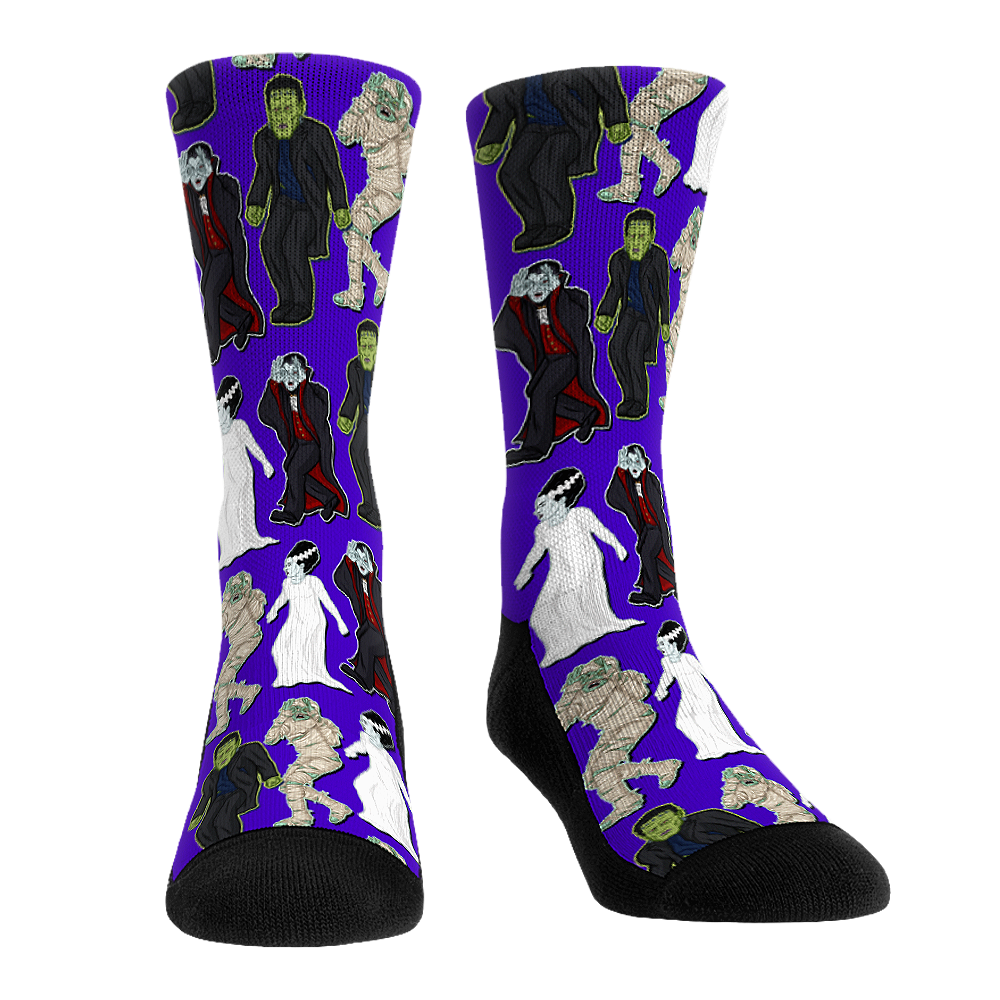 Monster Griddy Crew Socks