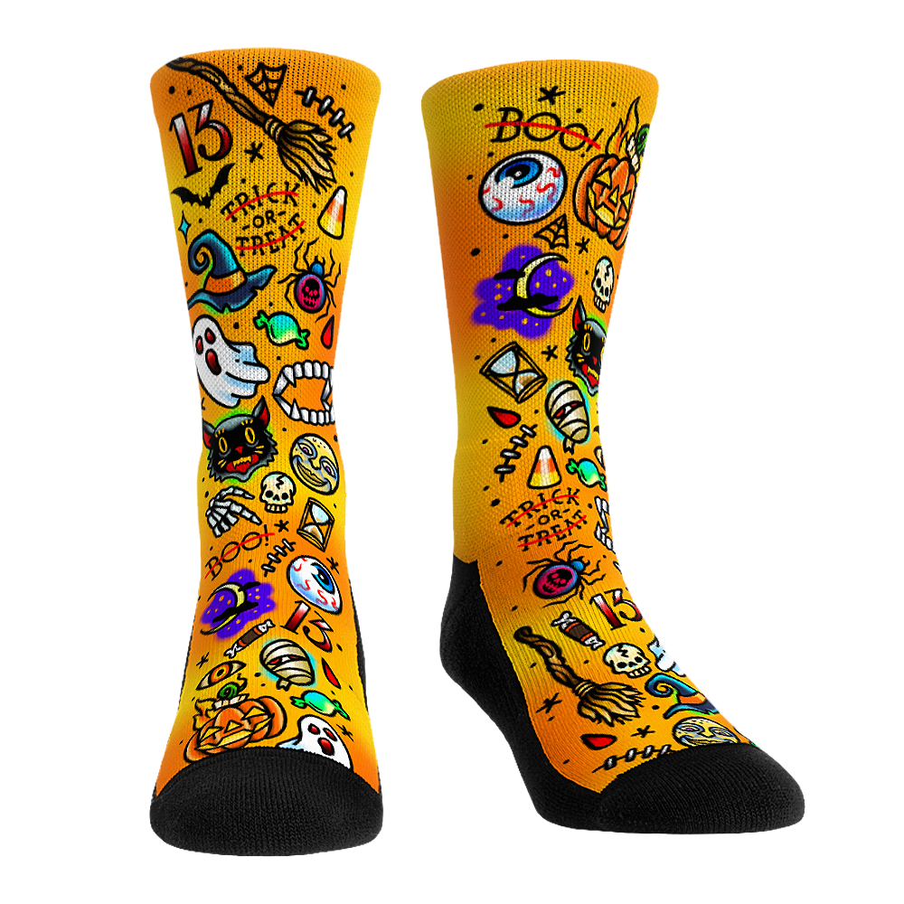 Tattoo Flash Crew Socks