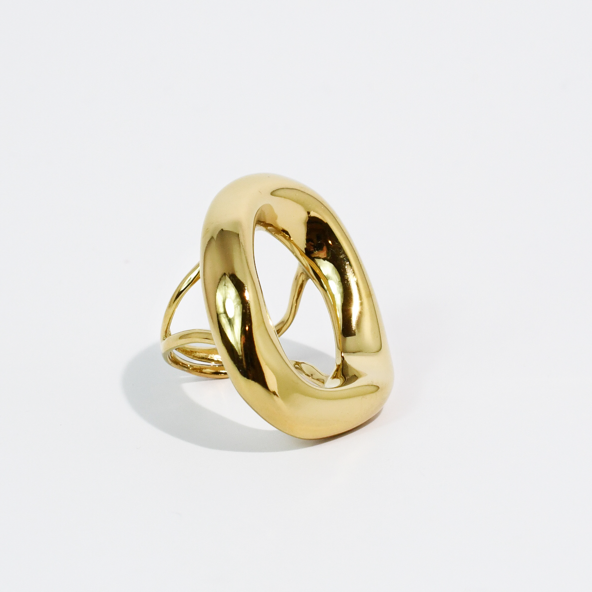 WONDERWALL ‘L’Accessoire’ Halo Gold Ring