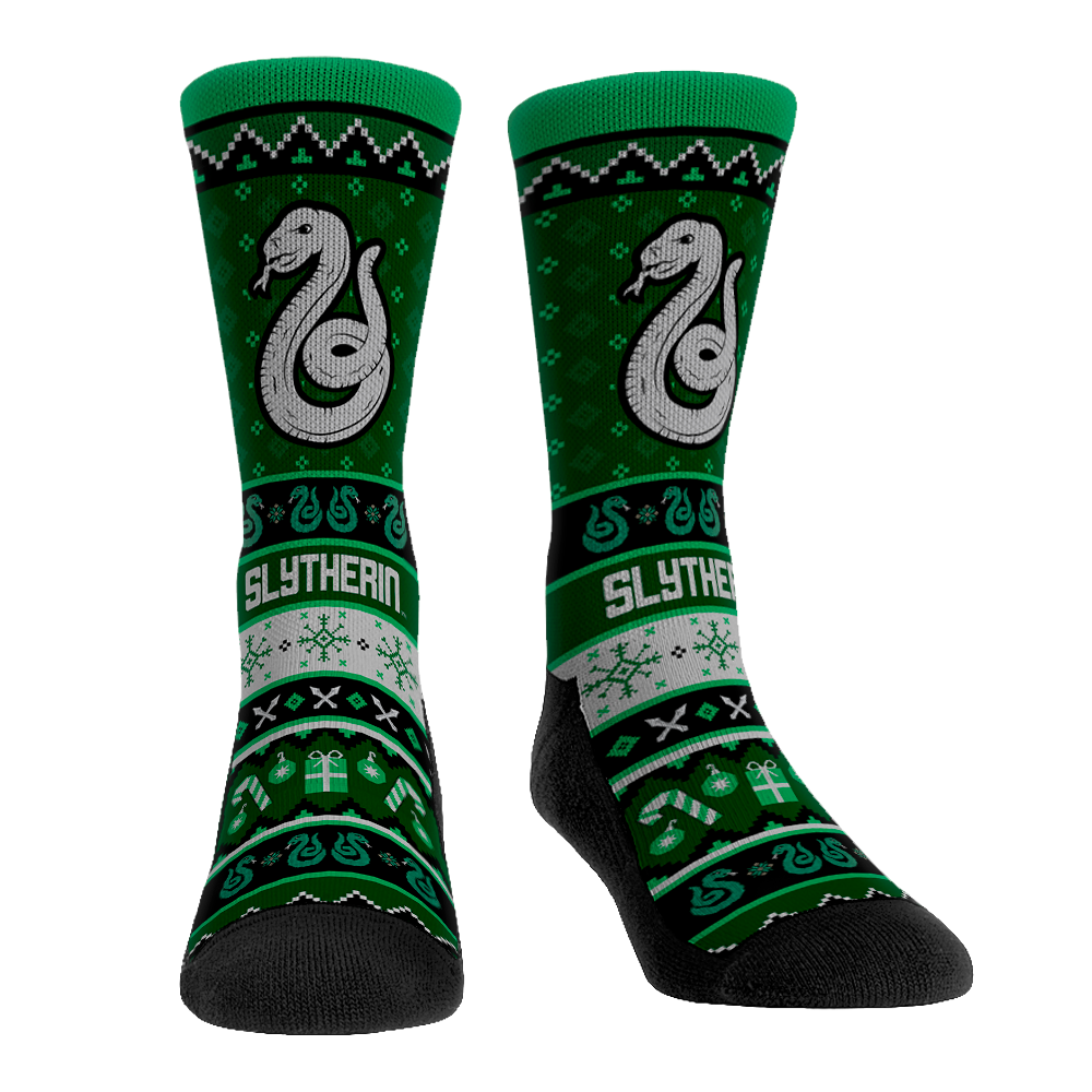 Harry Potter Slytherin - Tacky Sweater Crew Socks
