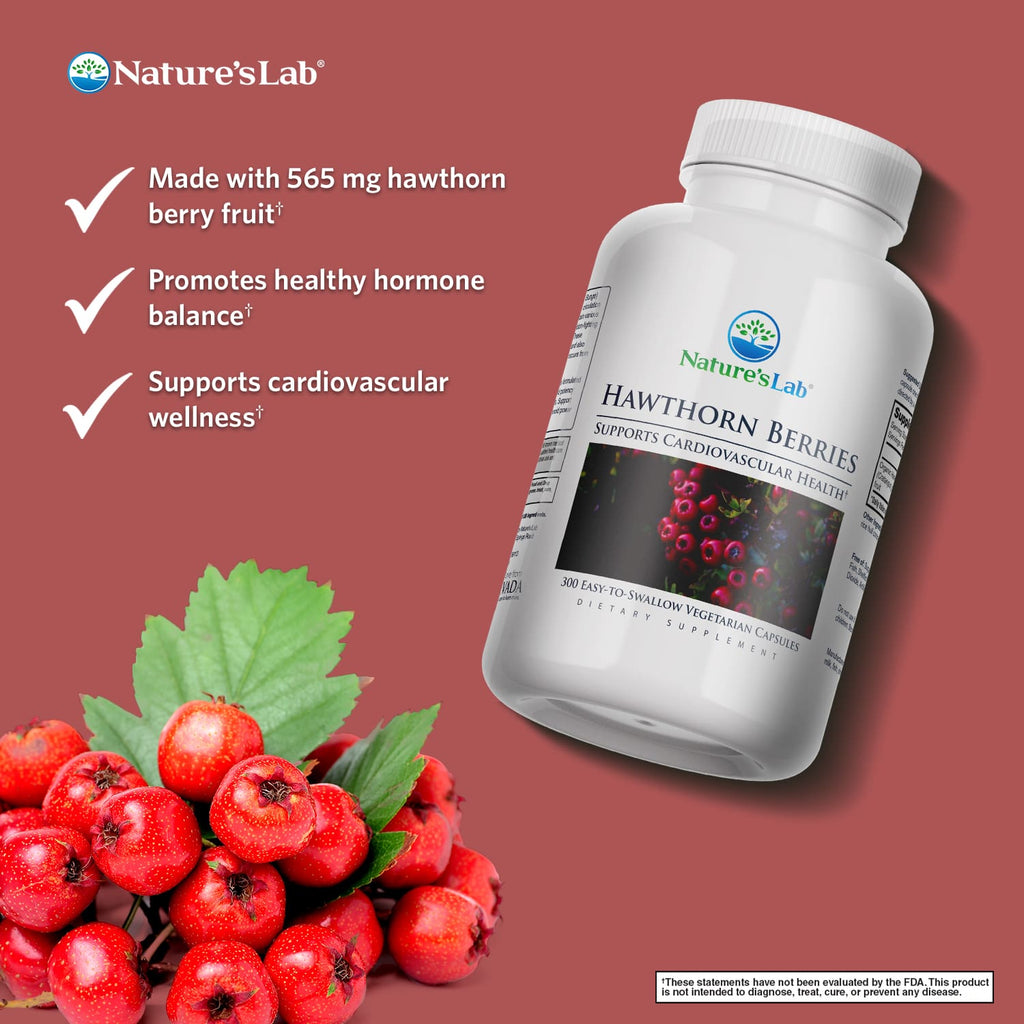 Hawthorn Berries - 300 Capsules