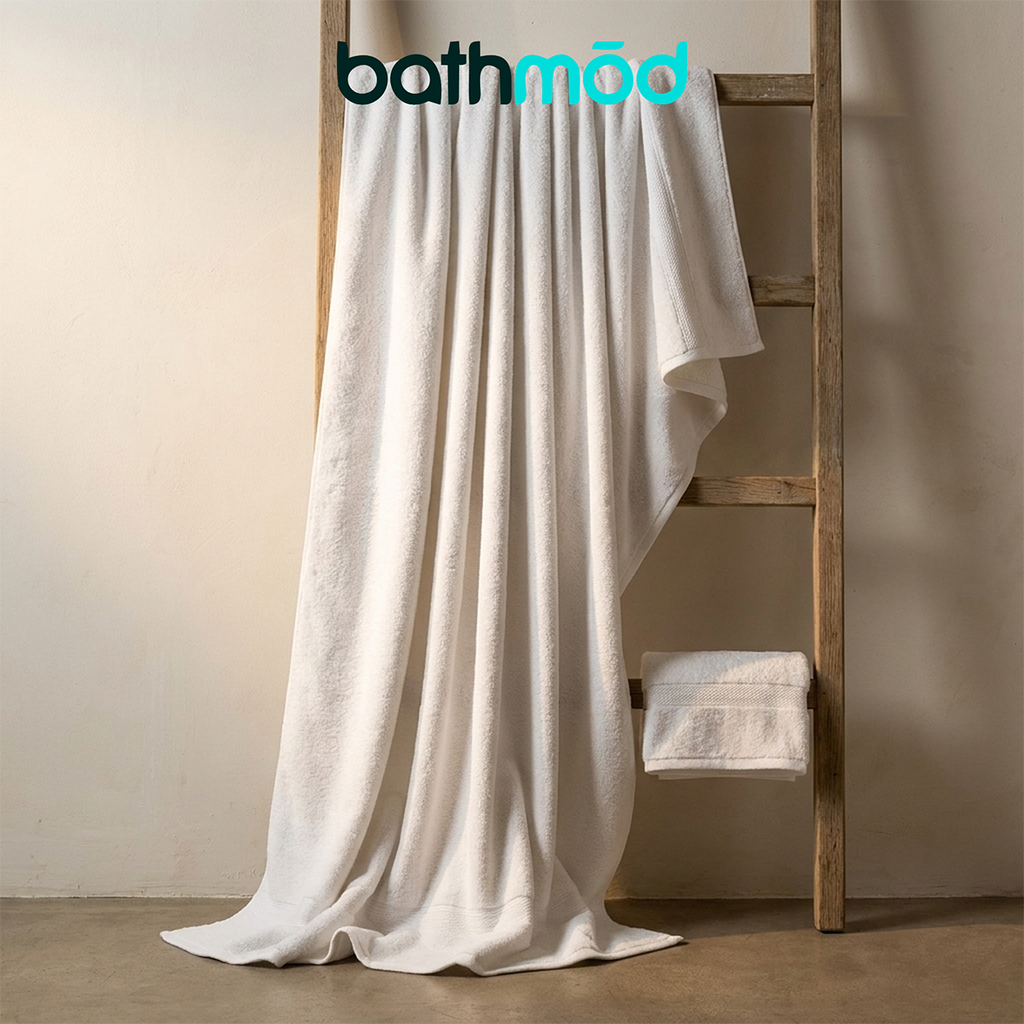 Luxury Organic Bath Sheets (Two Pack) - GOTS Certified, Soft, Eco - Friendly