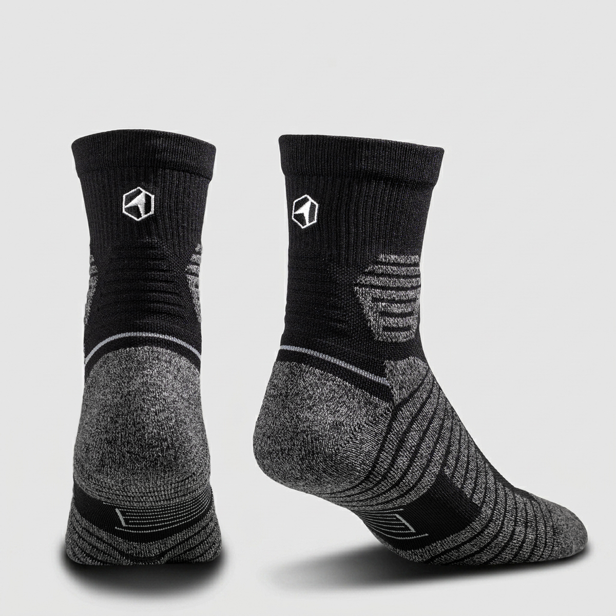 Hex Performance - Basics - Quarter (Black) Socks