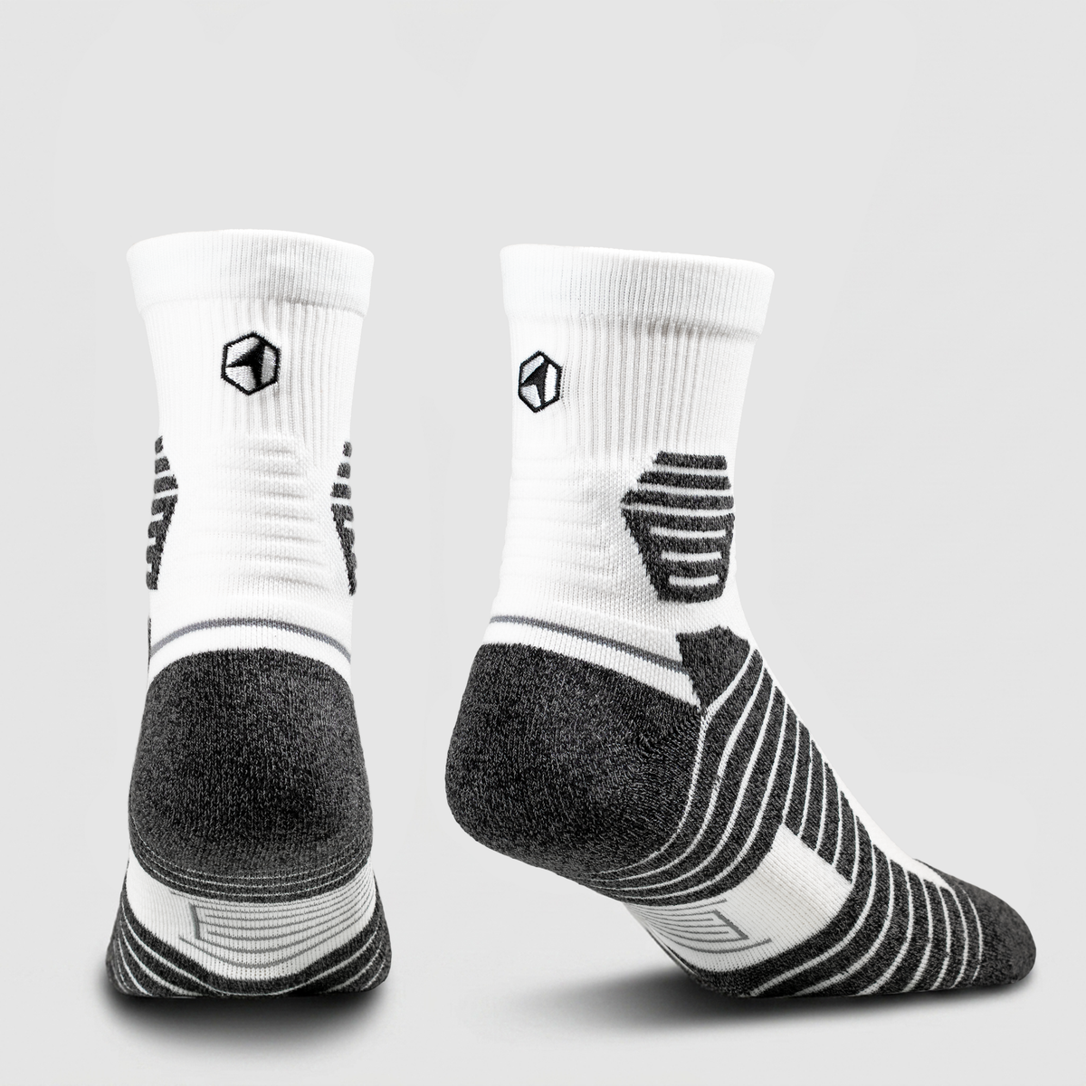 Hex Performance - Basics - Quarter (White) Socks