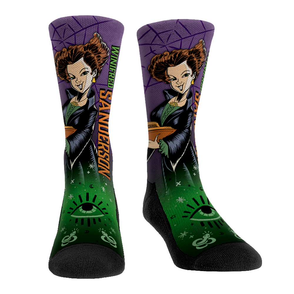 Hocus Pocus 2 - Winifred Sanderson - Sideplot Crew Socks