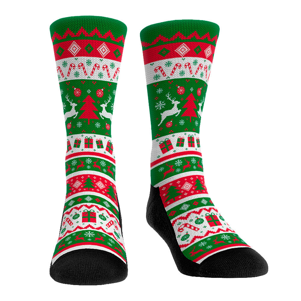 Tacky Sweater Crew Socks (Forest)