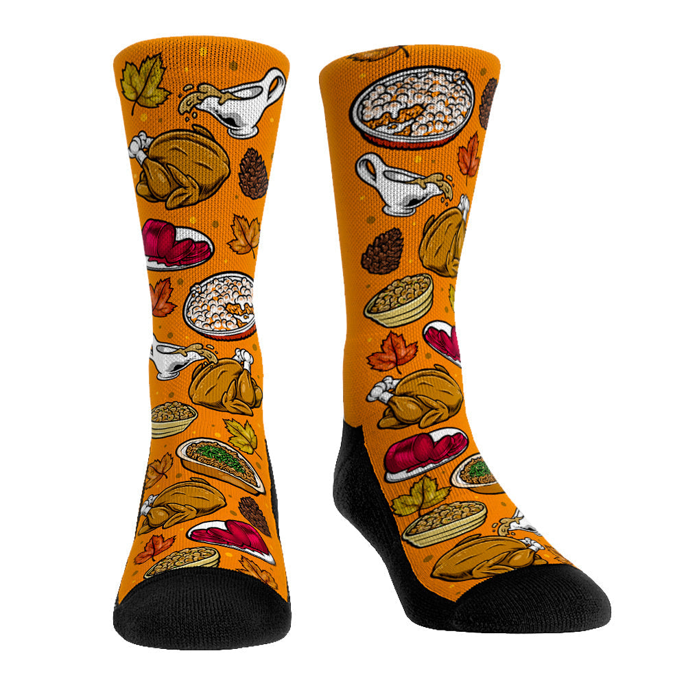 Thanksgiving - All-Over Crew Socks