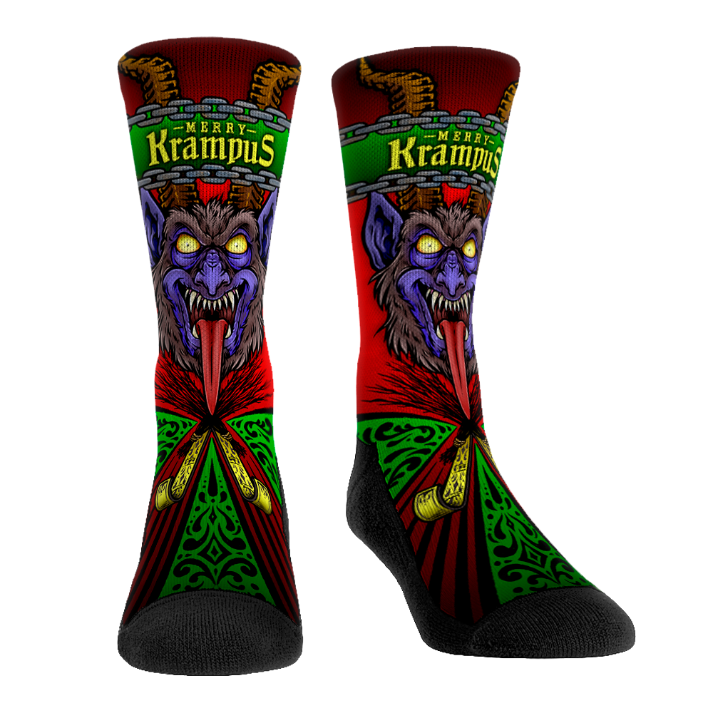 Merry Krampus Crew Socks