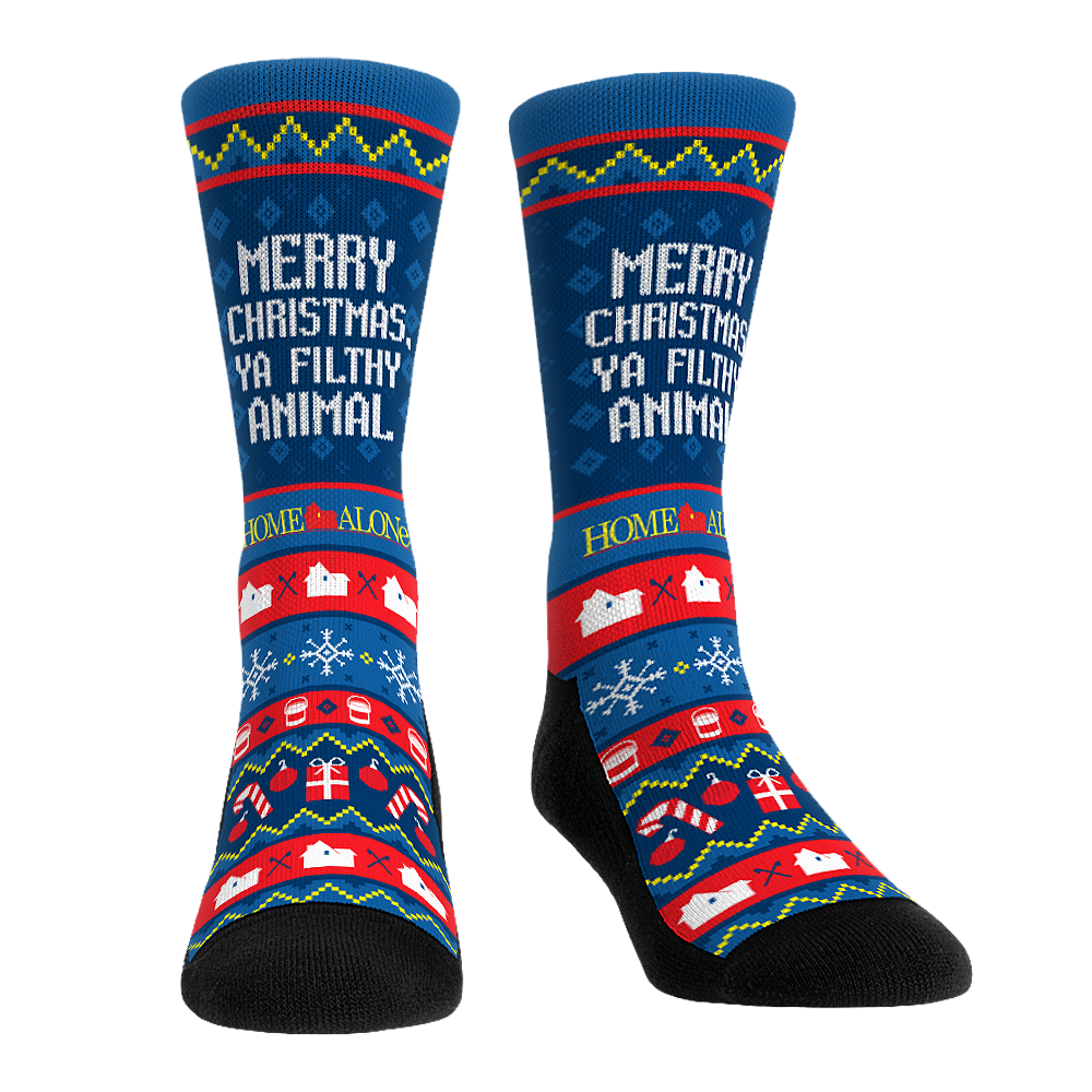 Home Alone - Tacky Sweater Crew Socks