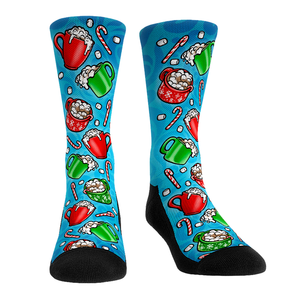 Hot Cocoa - All-Over Crew Socks